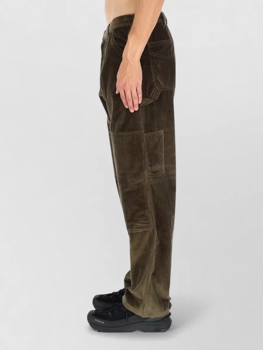 Moncler Ribbed Loose-Fit Trousers