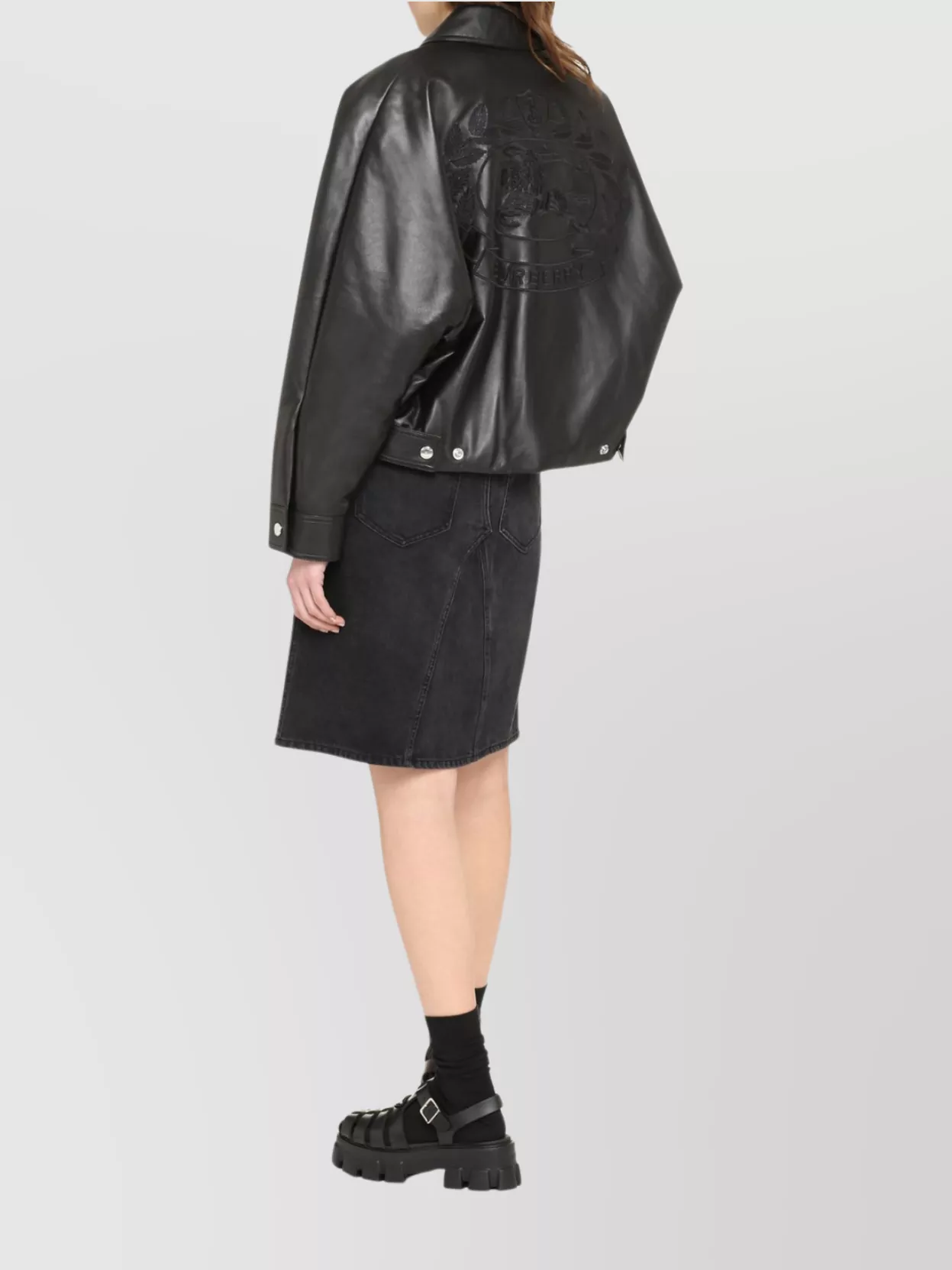 Burberry Bomber Jacket In Lambskin