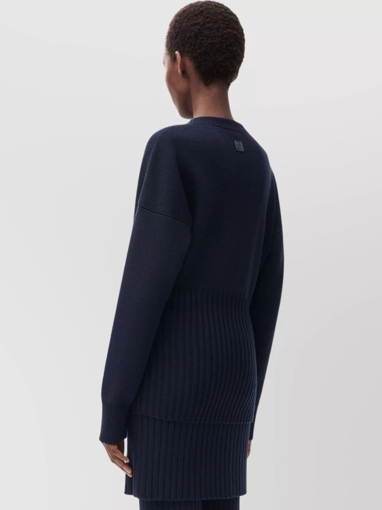 Loewe Long Ribbed Wool Sweater