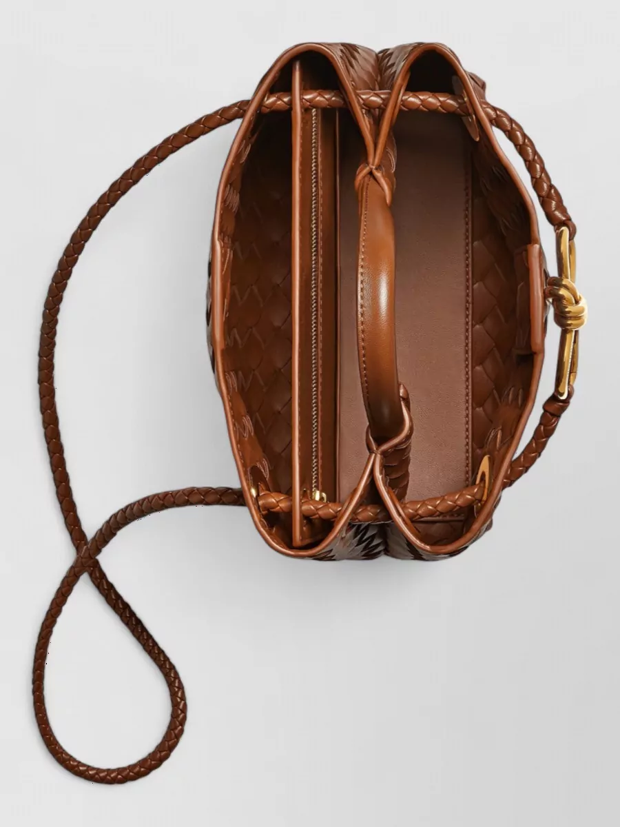 Bottega Veneta Andiamo Small Leather Shoulder Bag