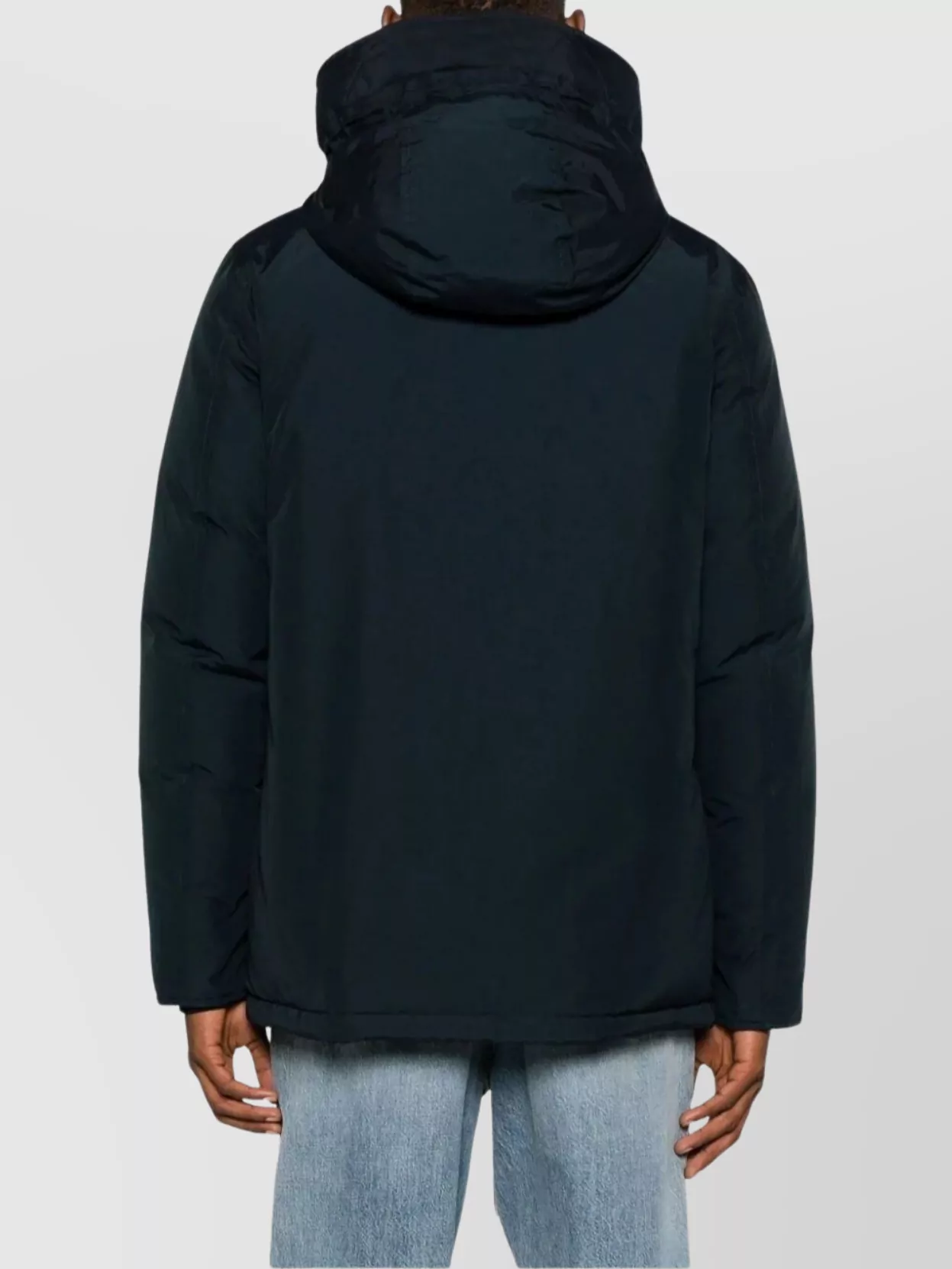 Woolrich Arctic Hooded Down Jacket With Front Pockets