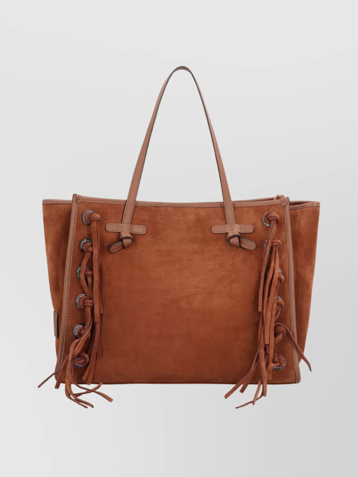 Gianni Chiarini Marcella Suede Tote Bag Fringes