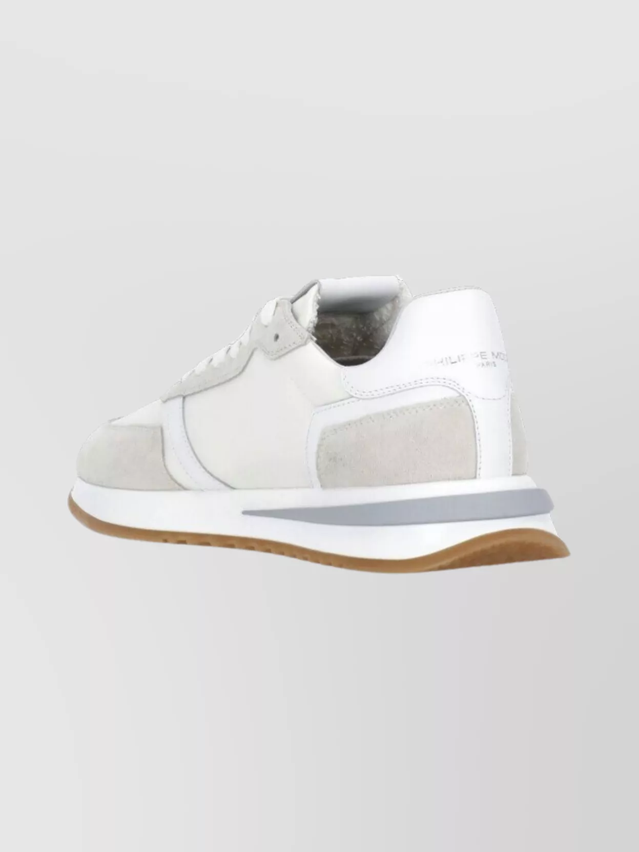 Philippe Model Casual Low Top Sneakers With Suede Inserts