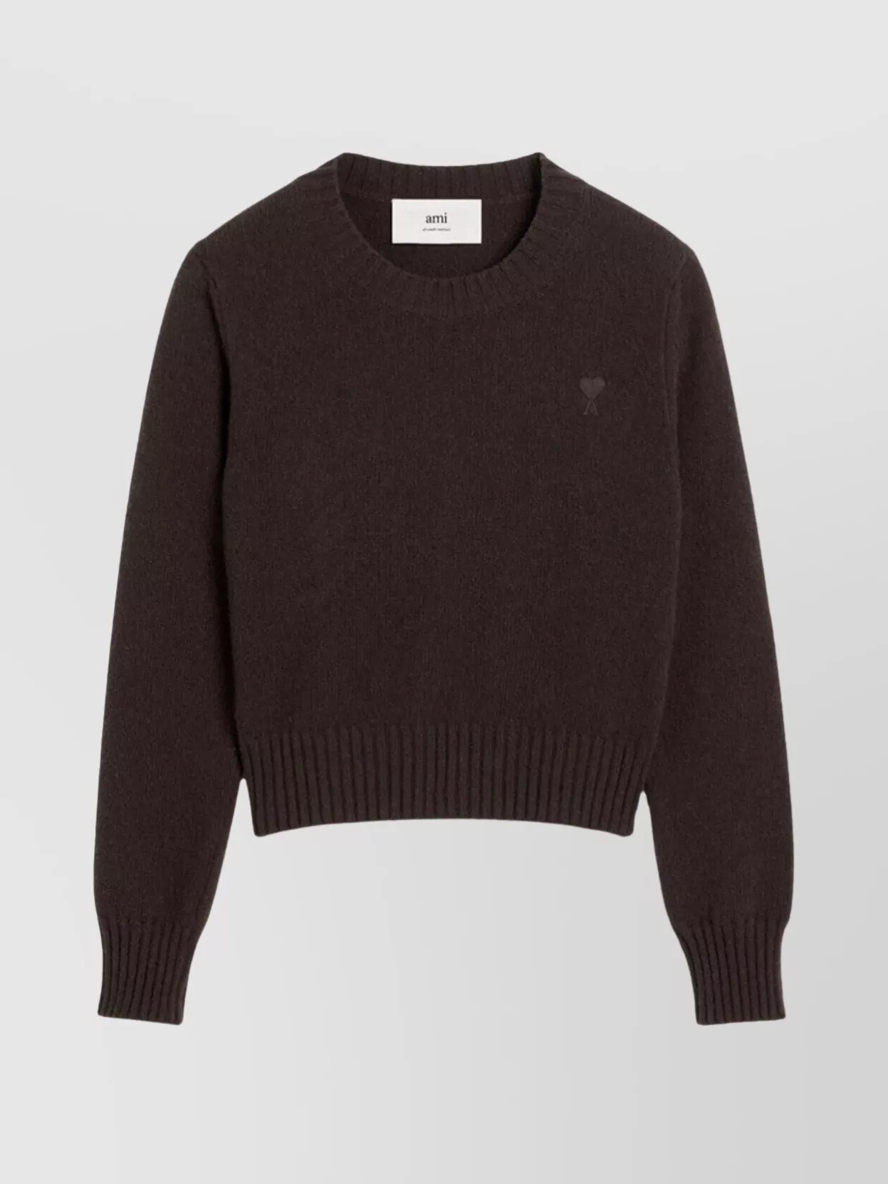 Ami Paris Slim Tonal Adc Sweater