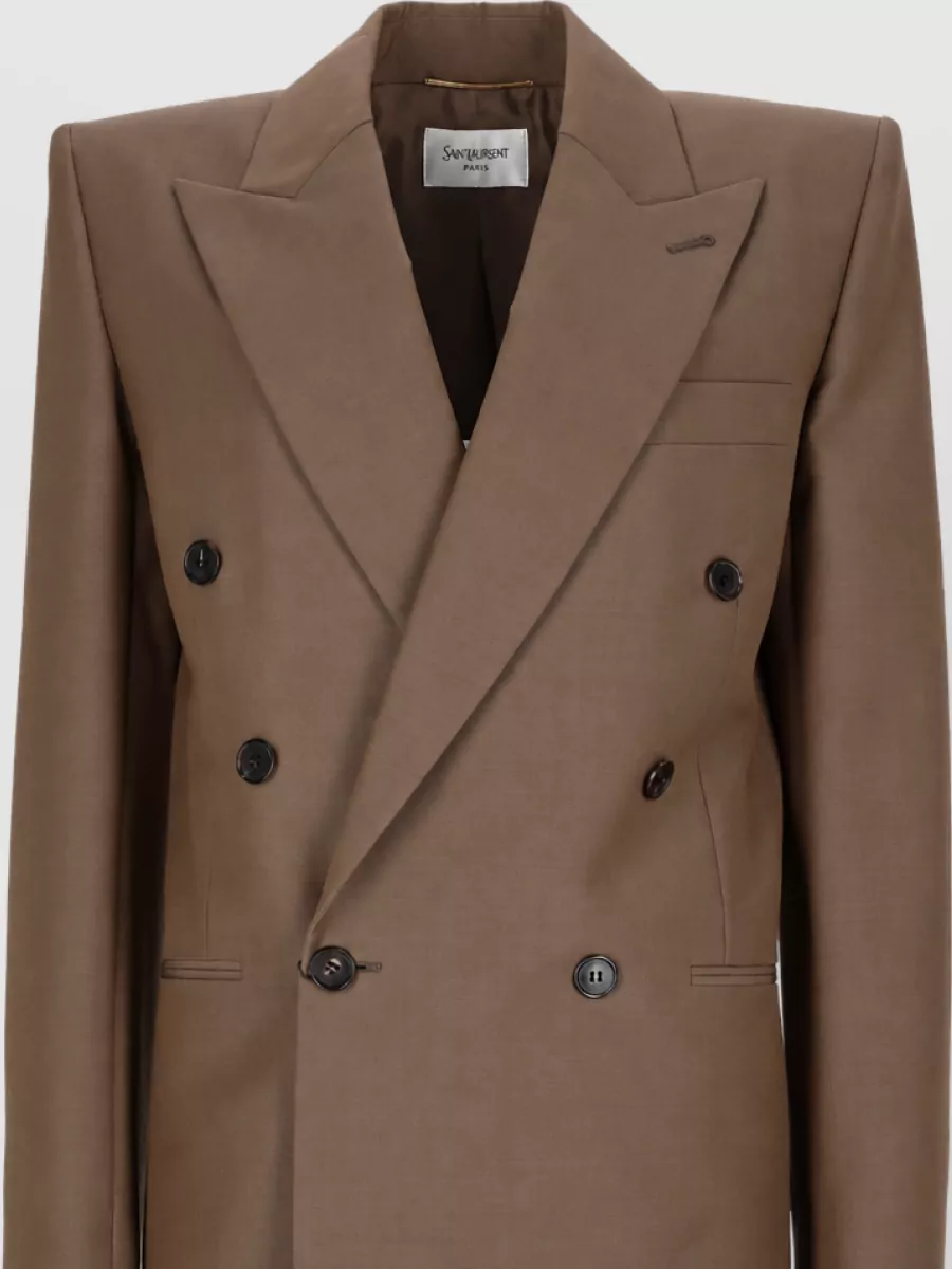 Saint Laurent Wool mohair suit jacket