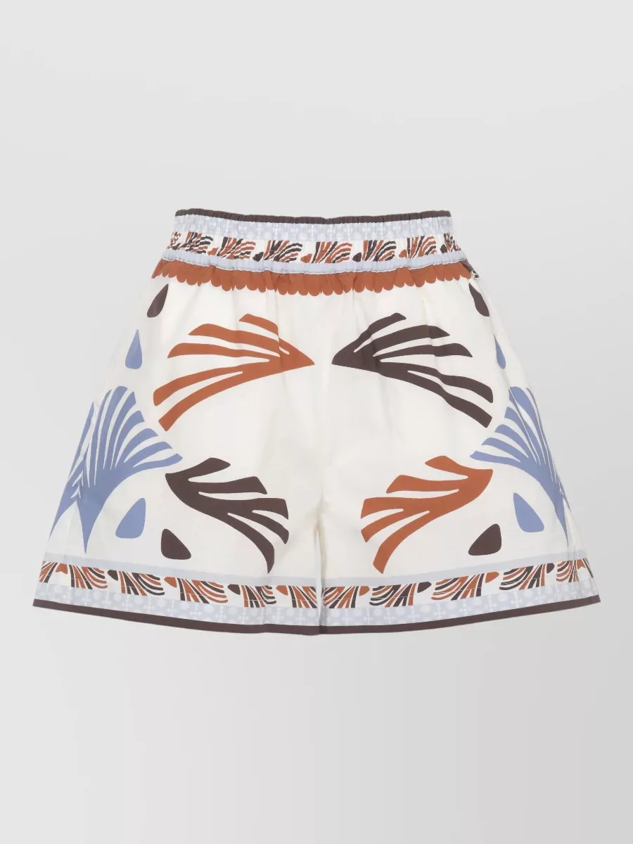 Herno printed knee-length shorts