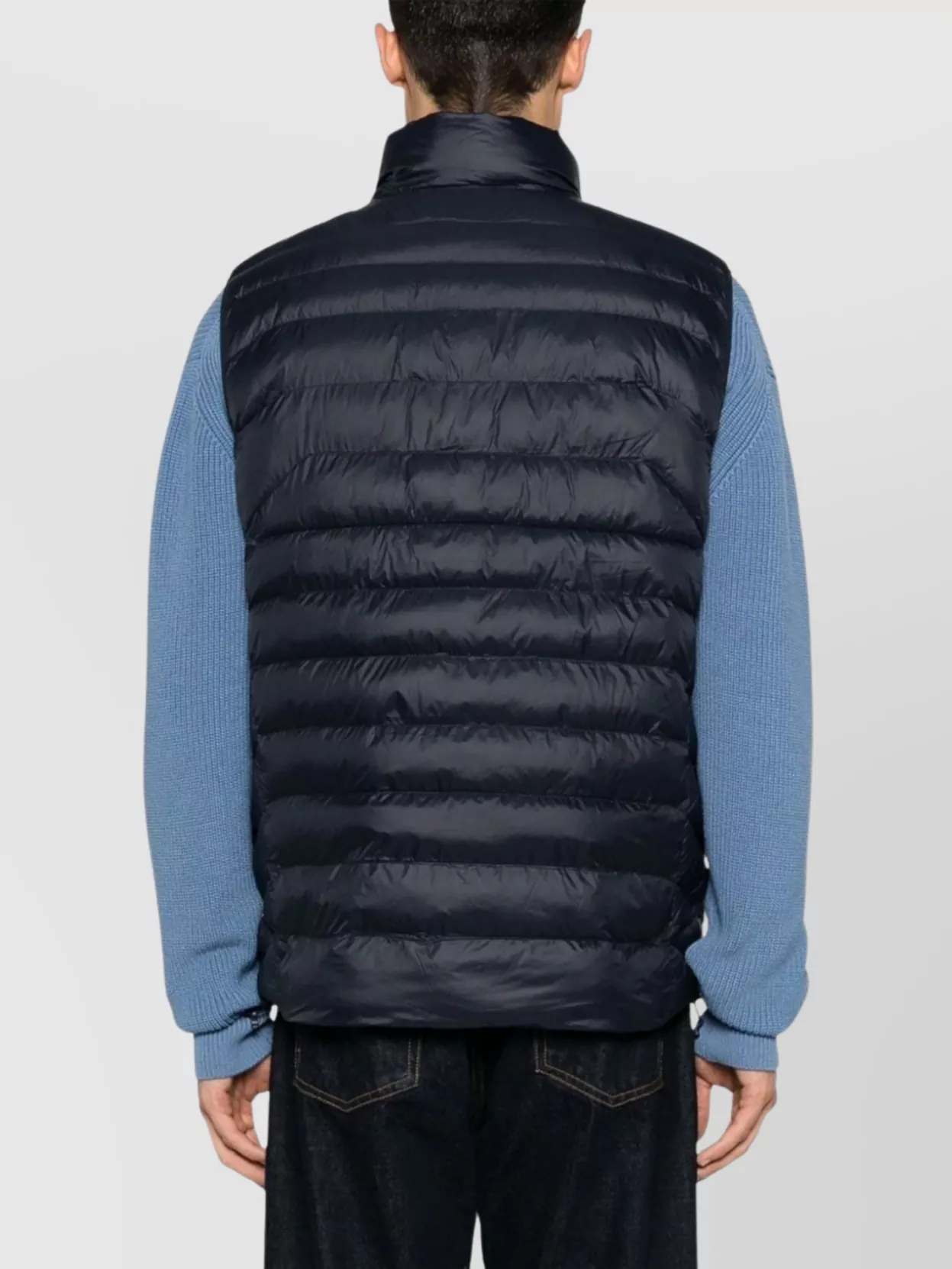 Ralph Lauren Earth Quilted High-Neck Drawstring Jacket