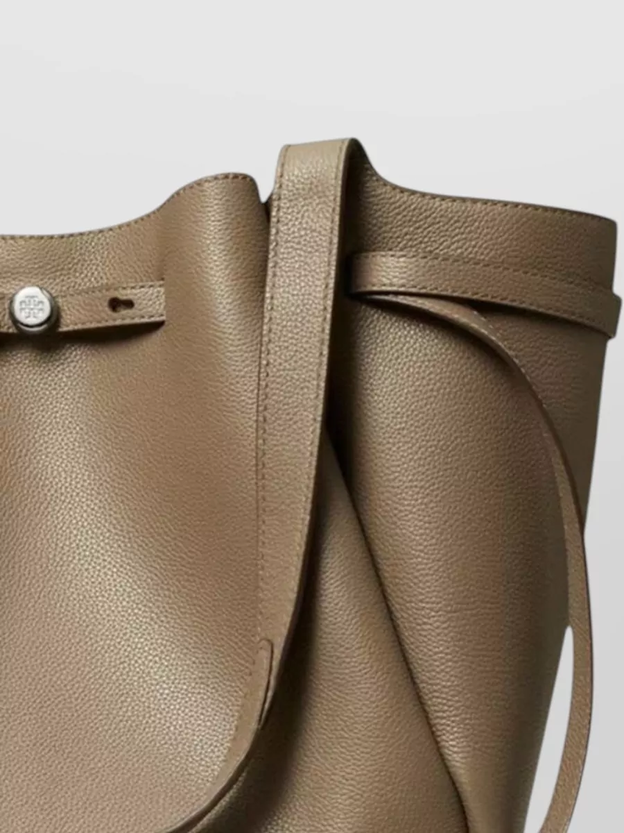 Tory Burch Romy Large Leather Tote Bag