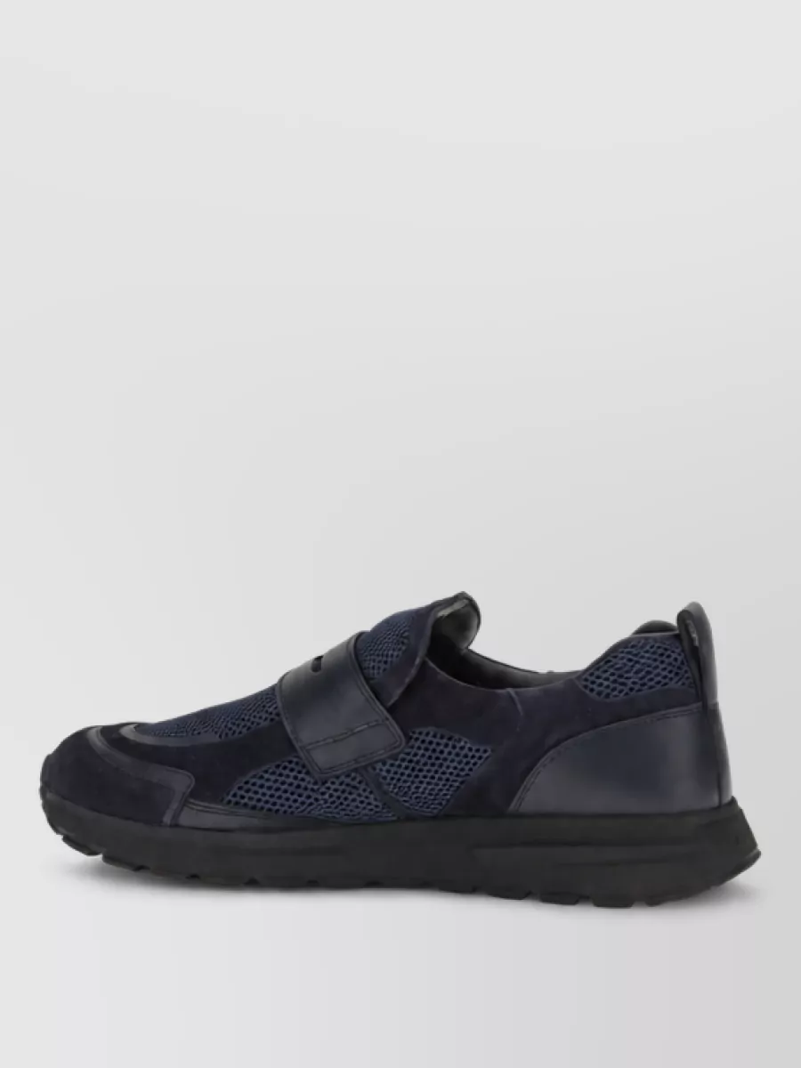 Prada Calf Leather Slip-On Sneakers