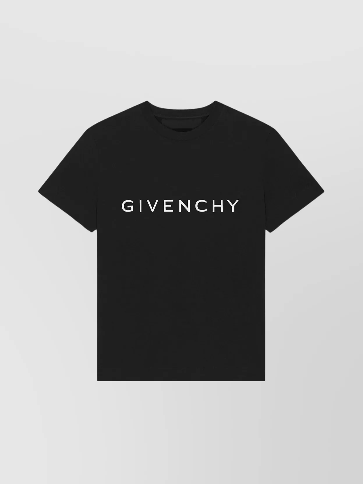Shop Givenchy Cotton Crew Neck Oversized T-shirt With Signature Print In Black