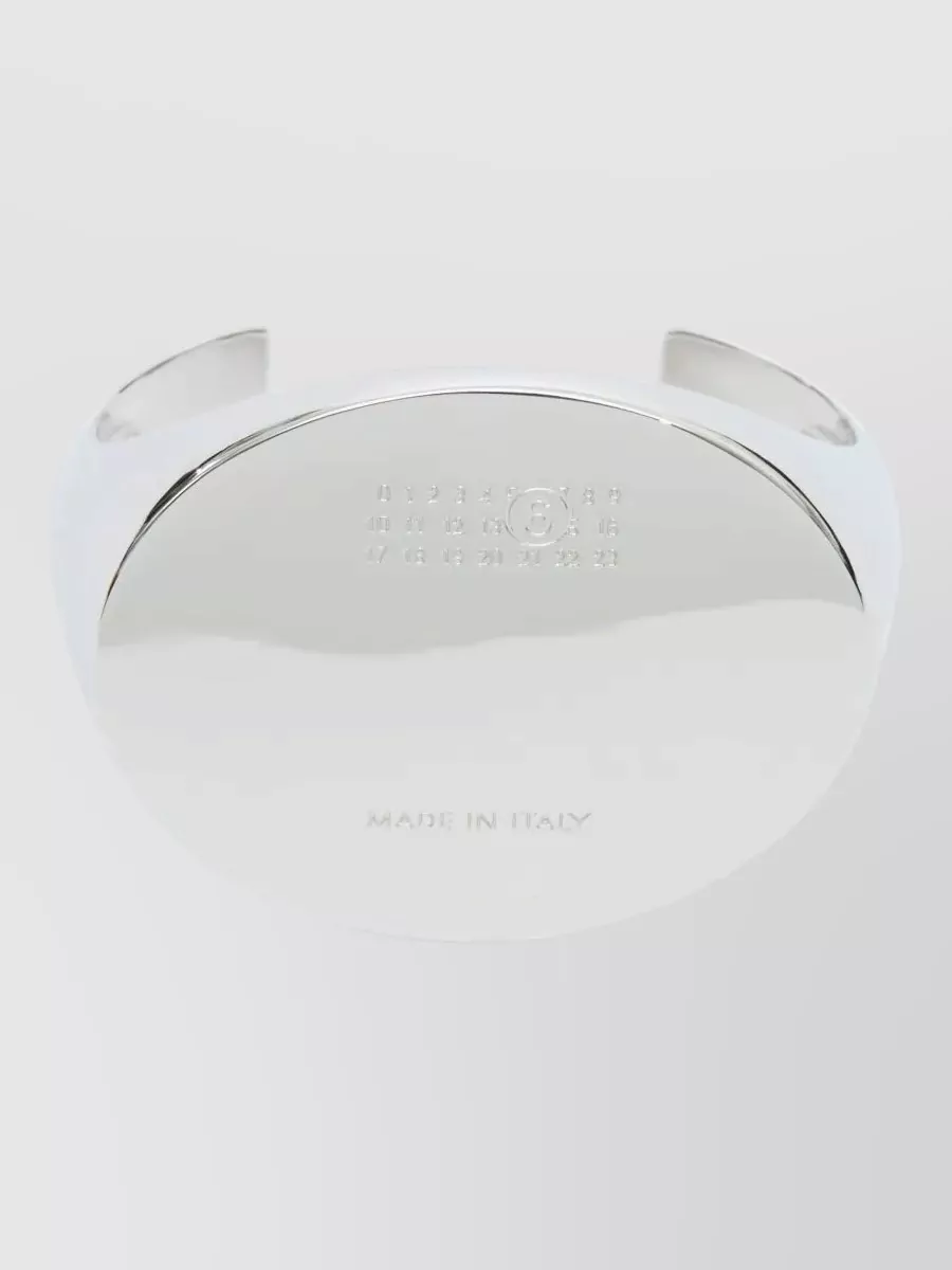 Mm6 Maison Margiela brass open bangle bracelet