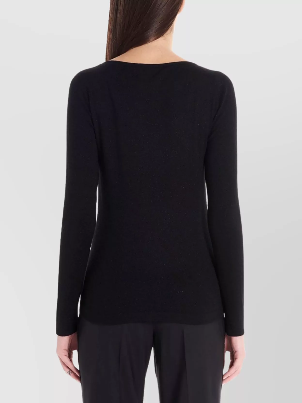 Brunello Cucinelli Sparkling Boat Neck Slim Fit Sweater