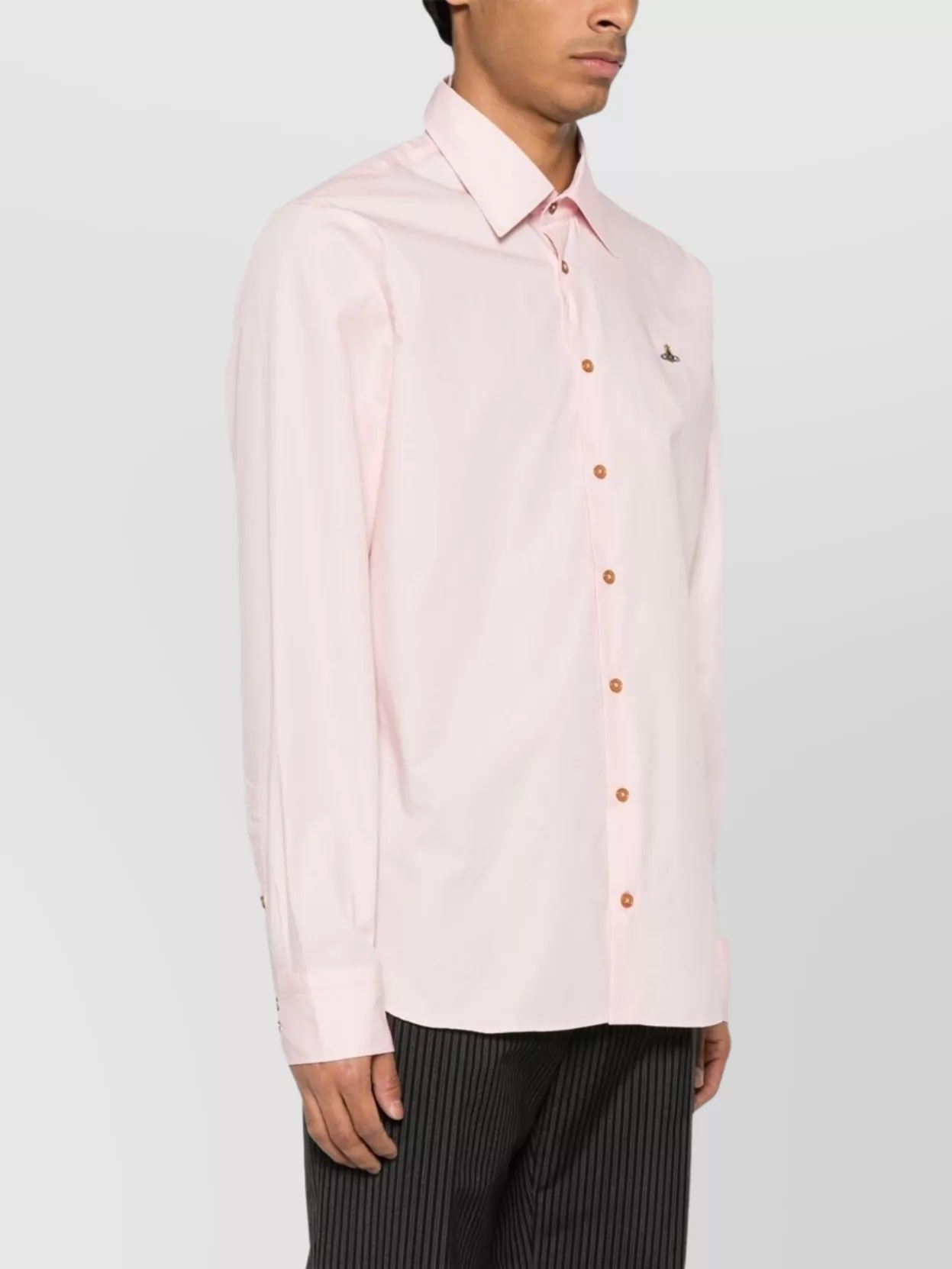 Vivienne Westwood Shirt Straight-Point Collar Long Sleeves