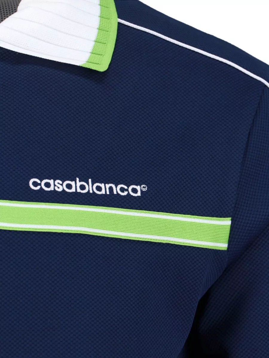 Casablanca Ribbed Zip Sweatshirt
