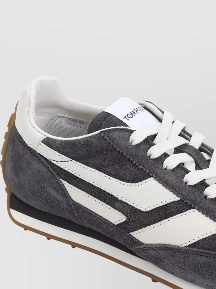Tom Ford Leather Low-Top Sneakers