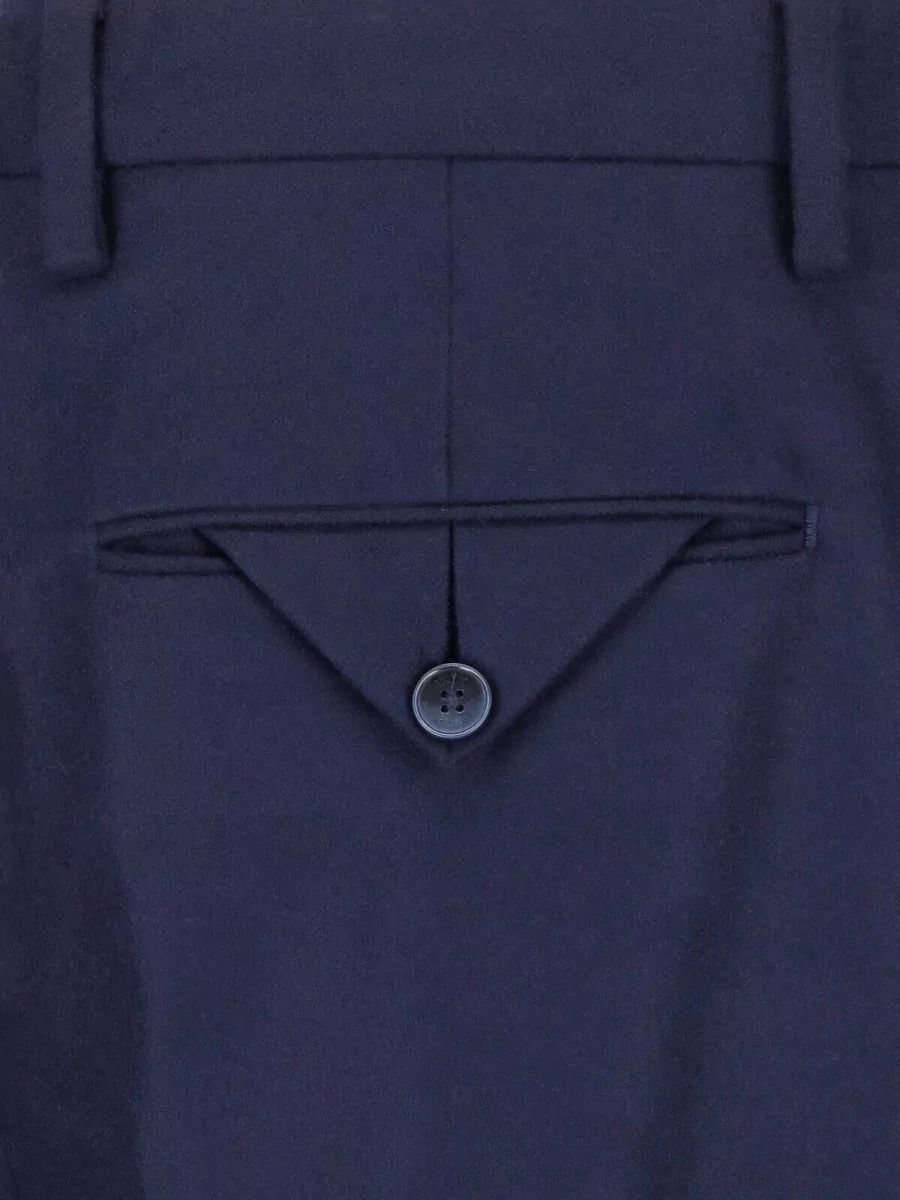 Briglia 1949 Virgin Wool Straight-Leg Tailored Trousers