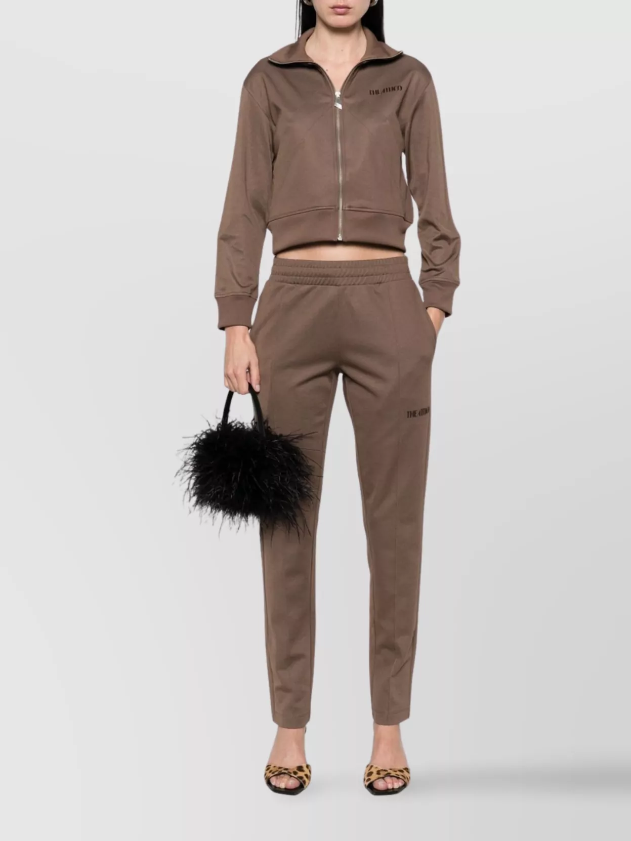 The Attico Elastic Waistband Ribbed Cuffs Side Pockets