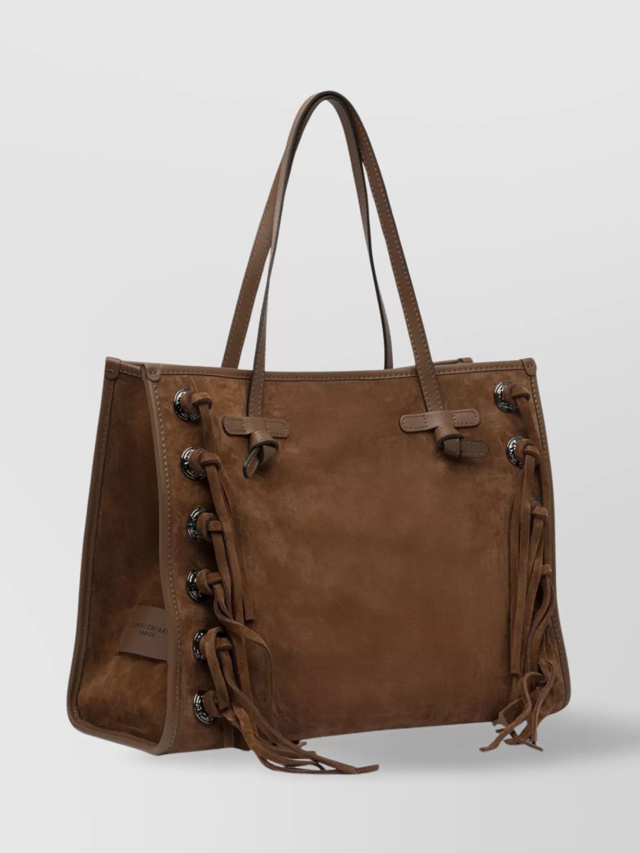Gianni Chiarini Top Handle Shoulder Bag With Lace-up Detailing