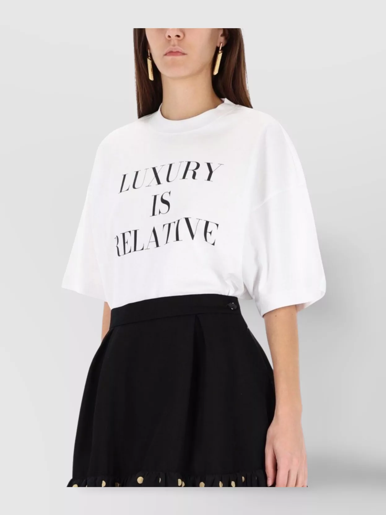 Moschino Graphic Print Relaxed Fit Short Sleeve Top