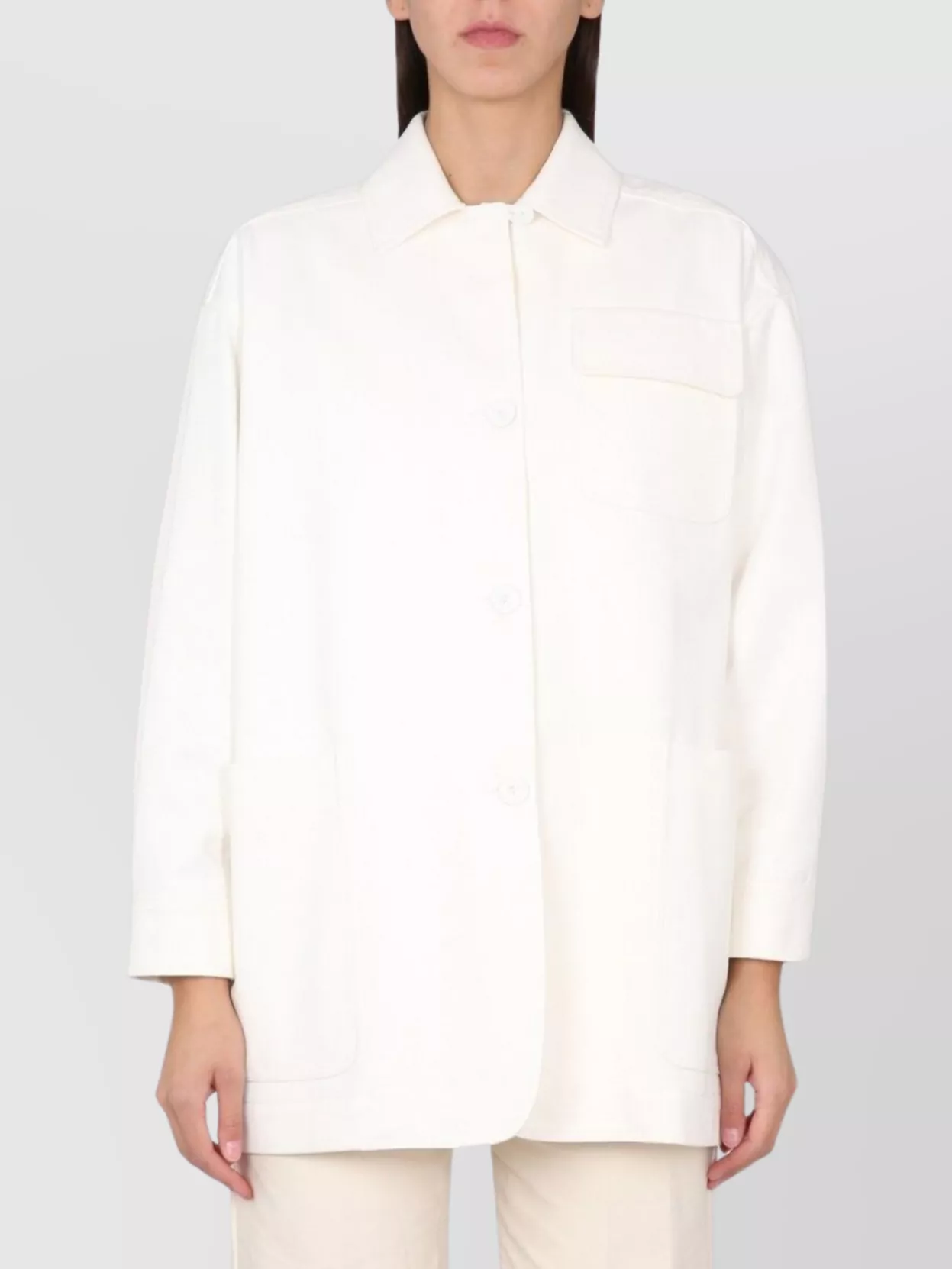 Max Mara Cotton fitted jacket