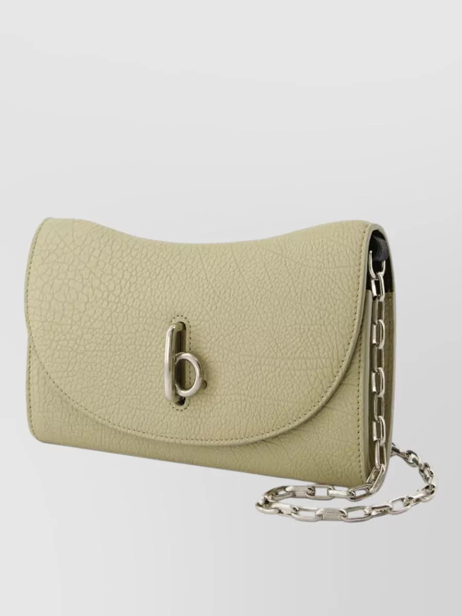 Burberry Leather Wallet On Chain
