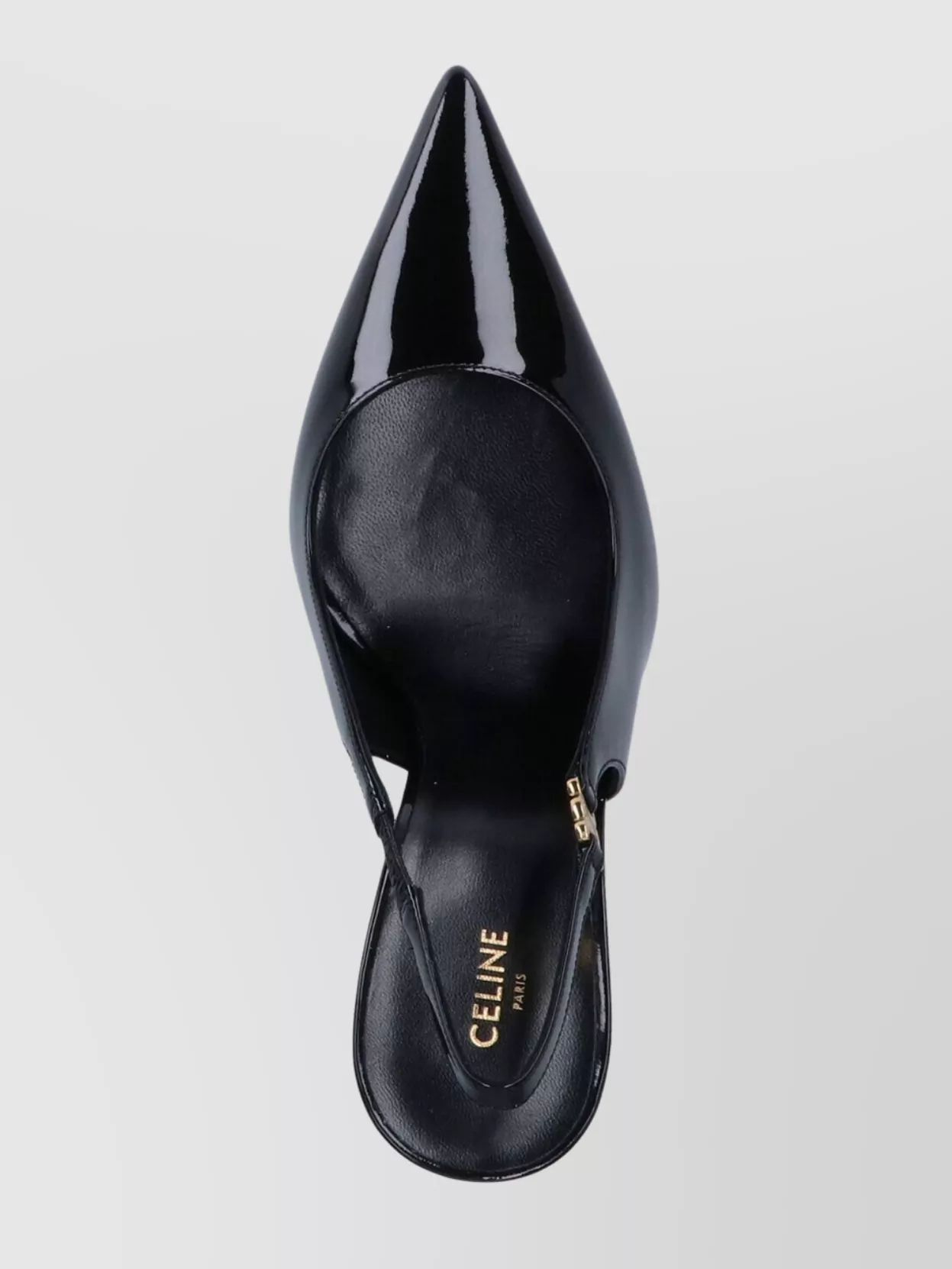 Celine Glossy Pointed Stiletto Heel Pumps
