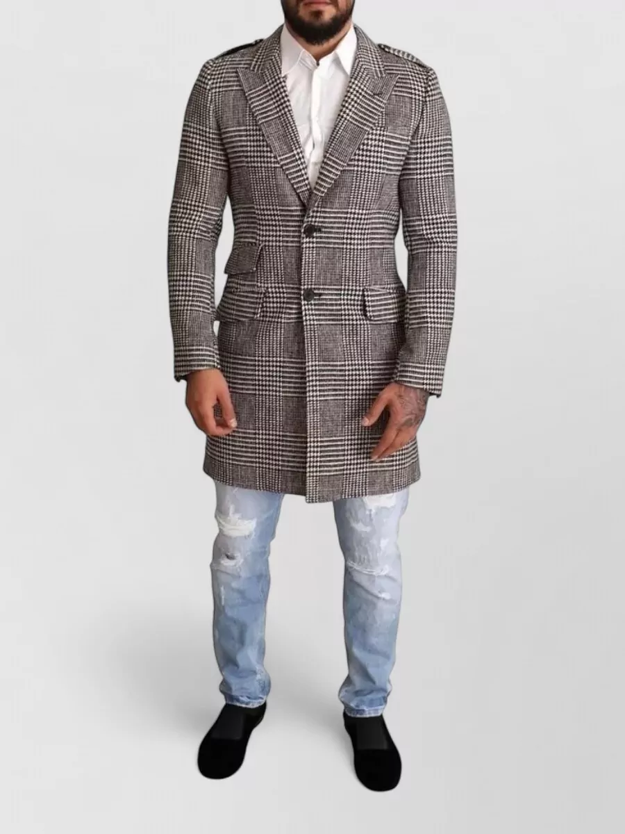 Dolce&Gabbana Checked single breasted coat