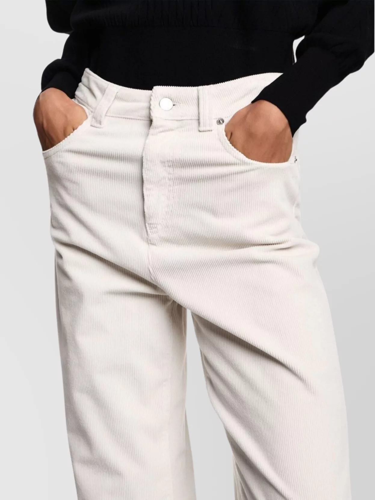 Emporio Armani Mid-Rise Wide-Leg Denim Jeans With Belt Loops