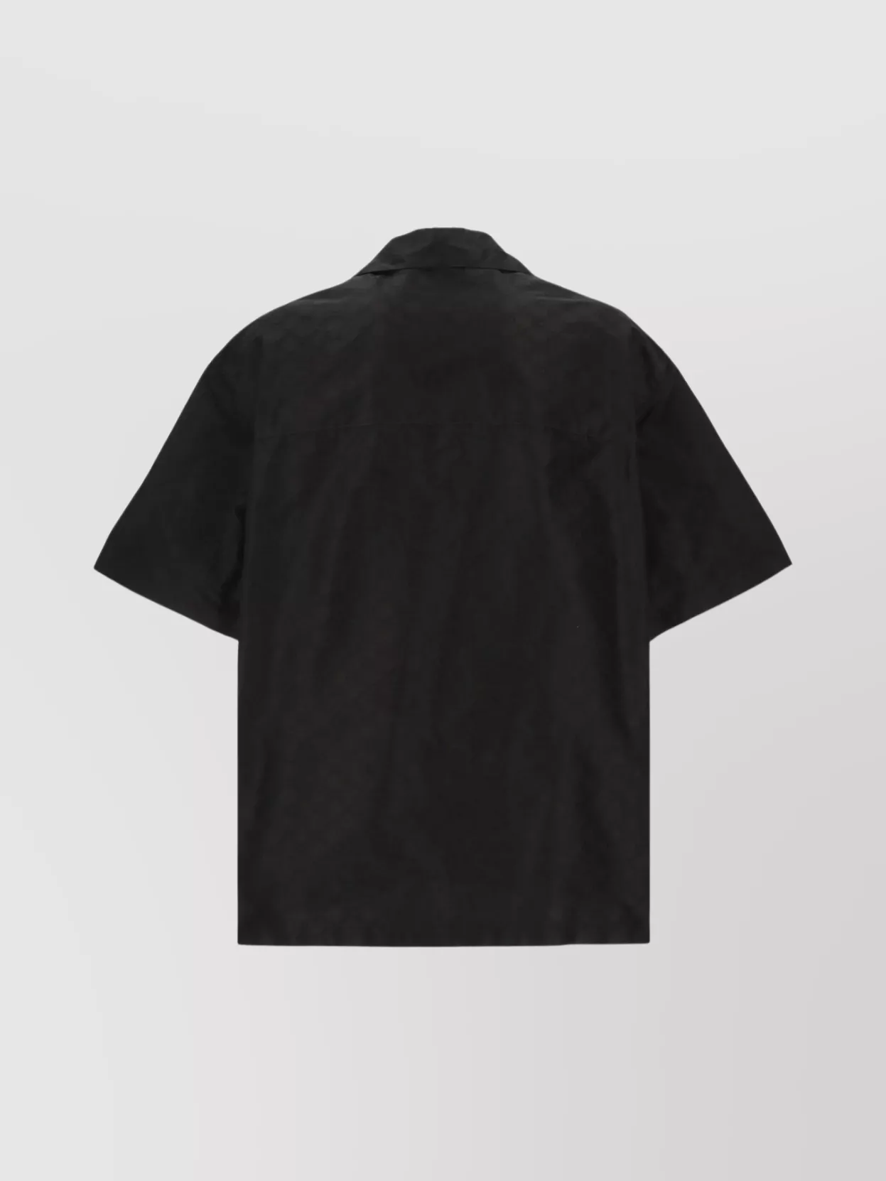 Gucci Gg Black Cotton Silk Shirt