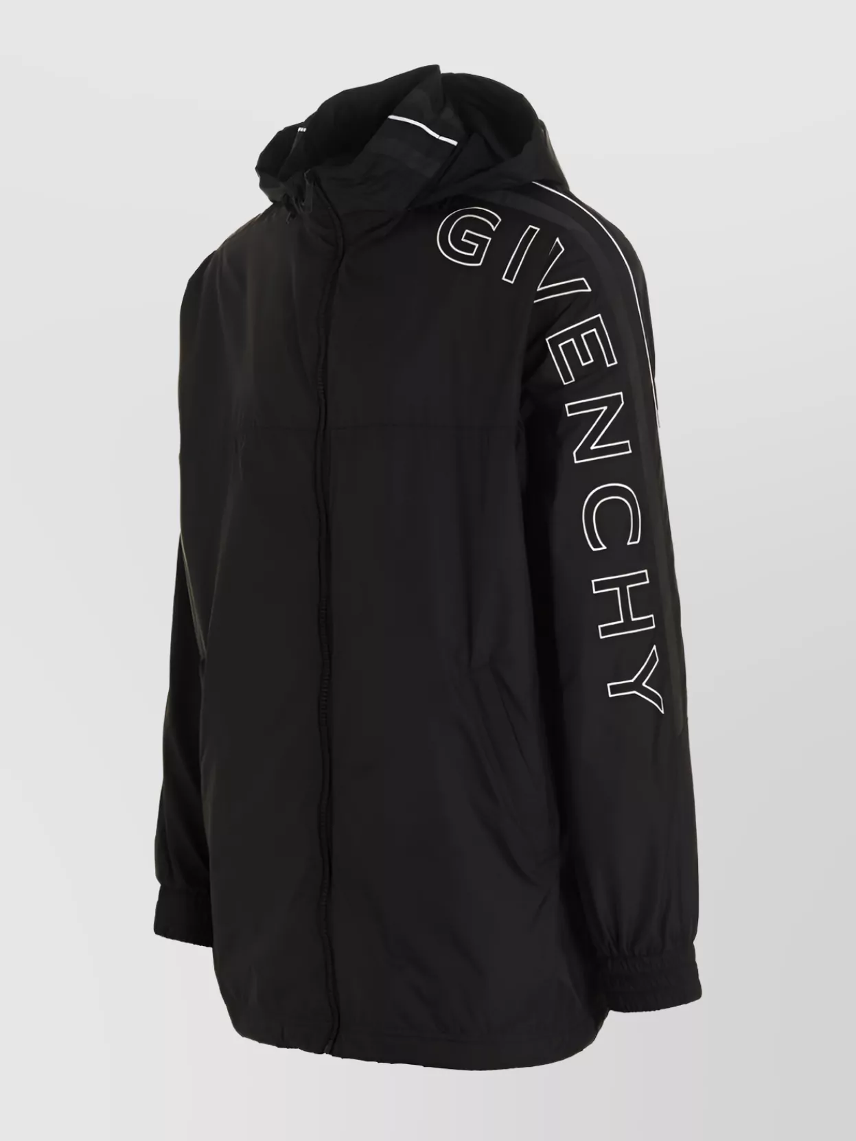 Givenchy Hooded Jacket With Elasticated Cuffs And Side Pockets