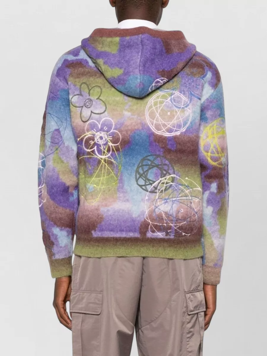 Kenzo Wool Blend Hooded Sweatshirt
