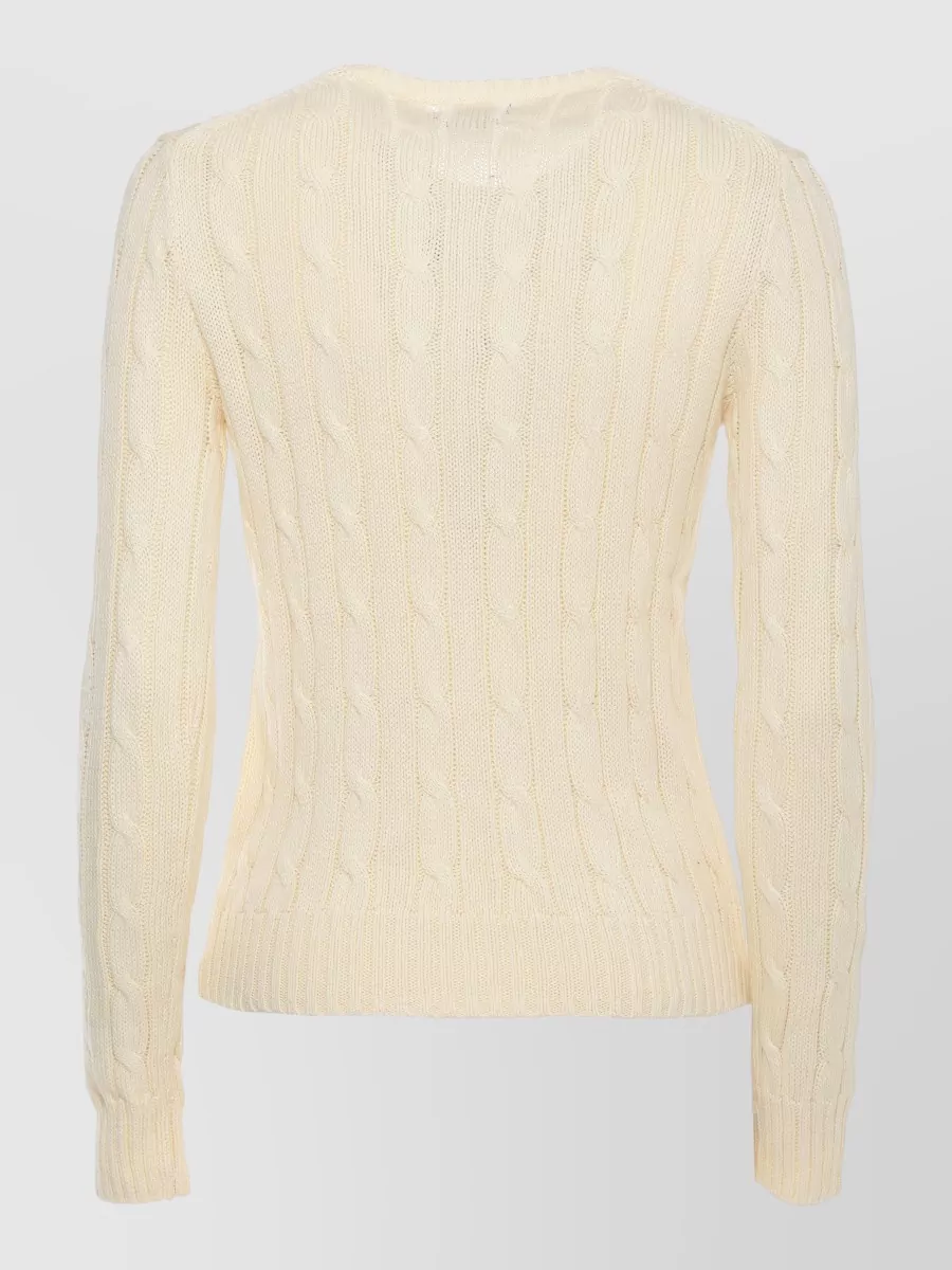 Ralph Lauren Cable-Knit Cotton Crewneck Jumper