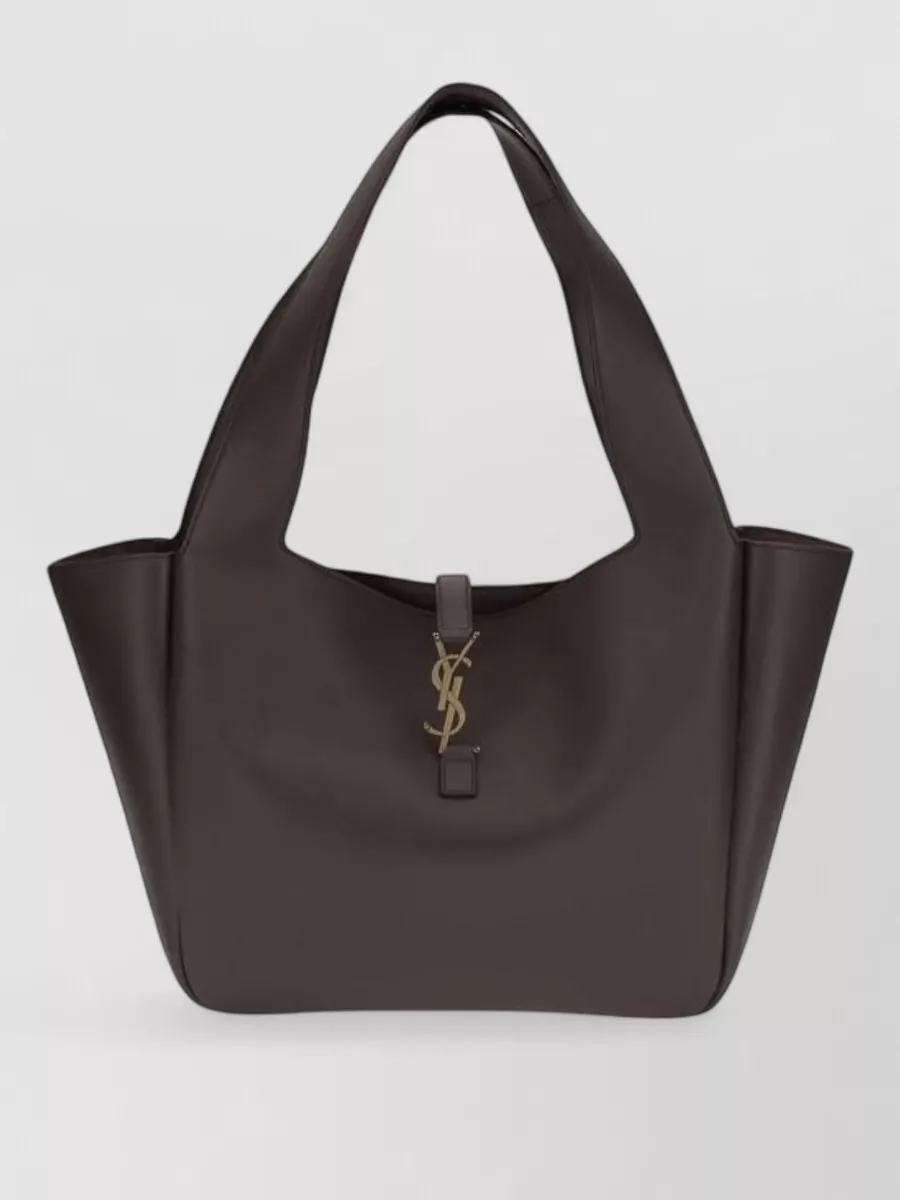 Saint Laurent es shopping lamb leather tote bag