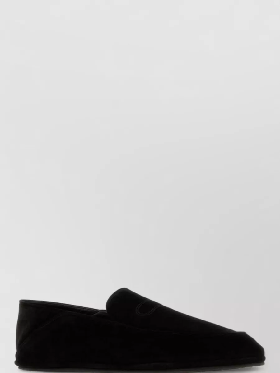 John Lobb suede slippers