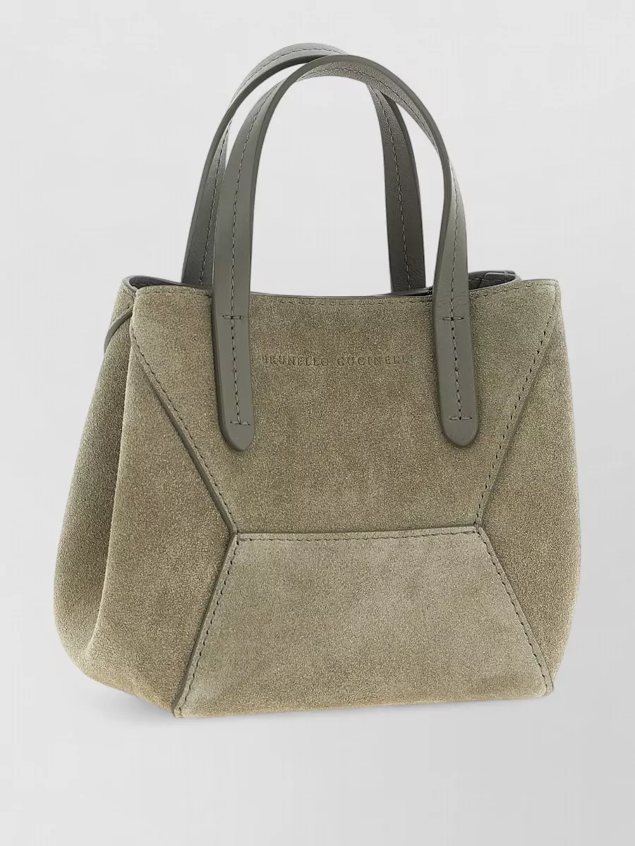 Brunello Cucinelli Na Suede Tote Bag