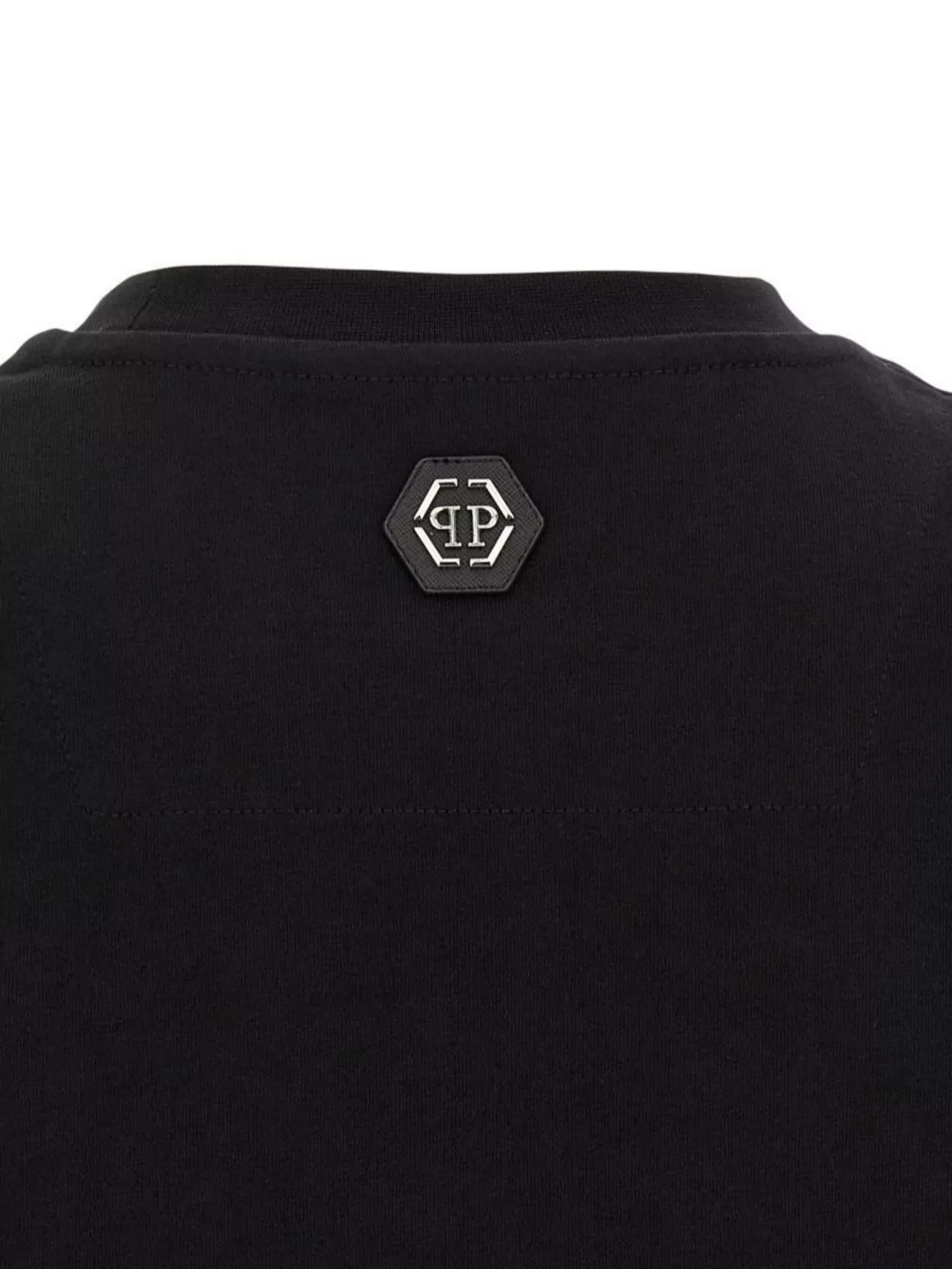 Philipp Plein Printed Logo Crew Neck Short Sleeve Top