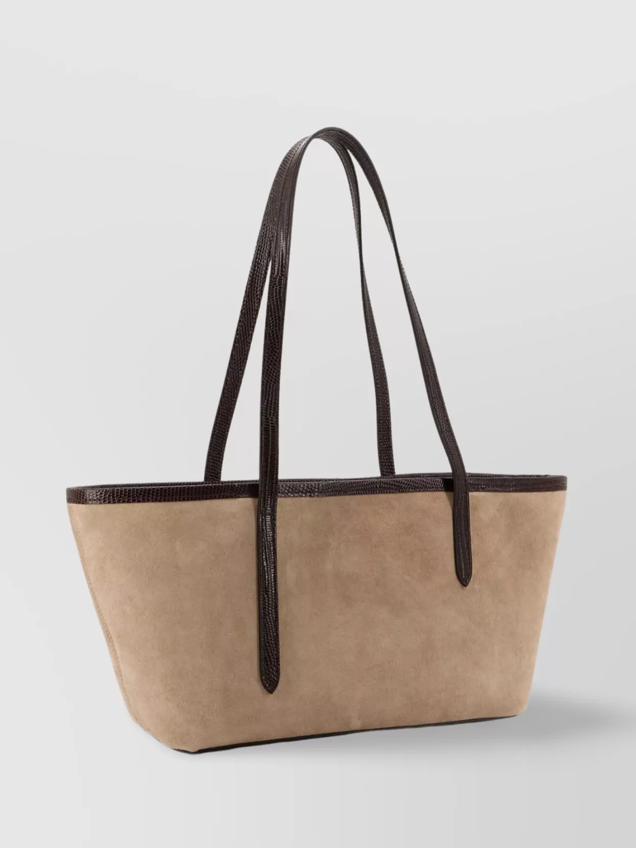 Atp Atelier Reptile-effect Leather Suede Shoulder Bag