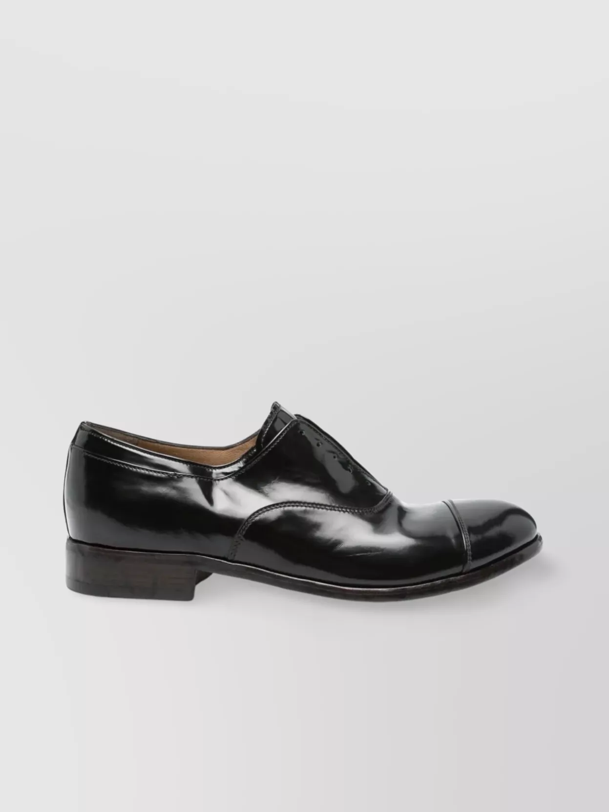Premiata Luce B Lace Up Cap Toe Glossy Finish