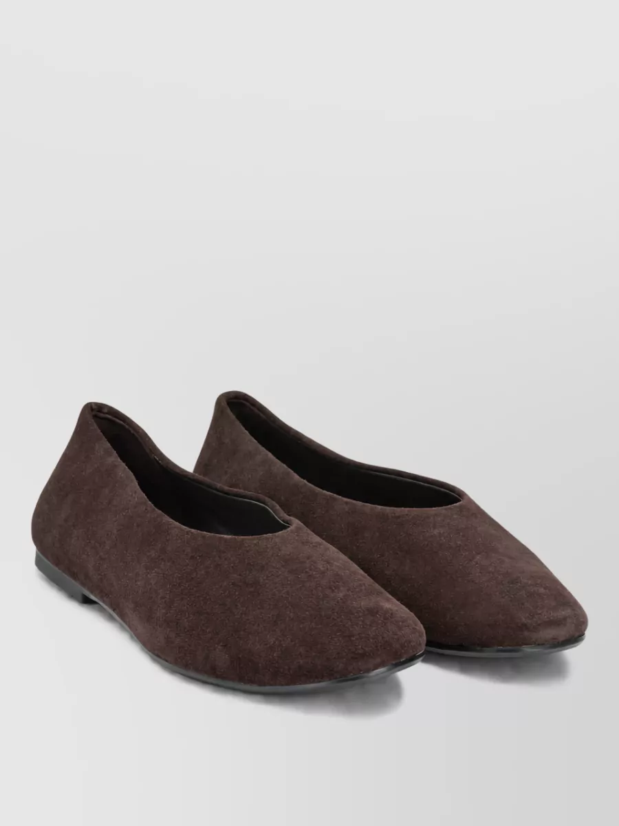 Strategia suede leather loafers