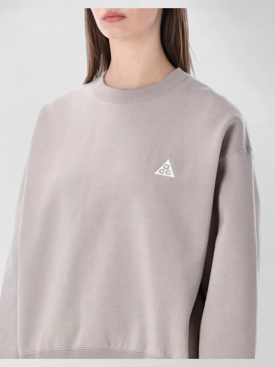 Nike Cotton-Blend Relaxed-Fit Fleece Sweatshirt