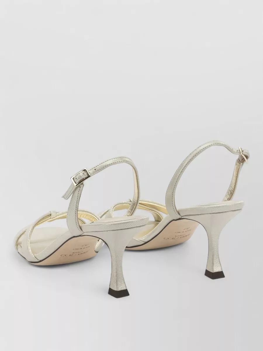 Jimmy Choo Elsy 70mm Heeled Sandals Ankle Strap In Multi