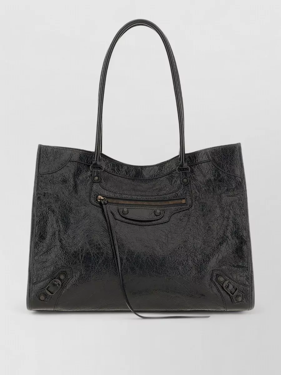 Balenciaga le city medium leather tote bag