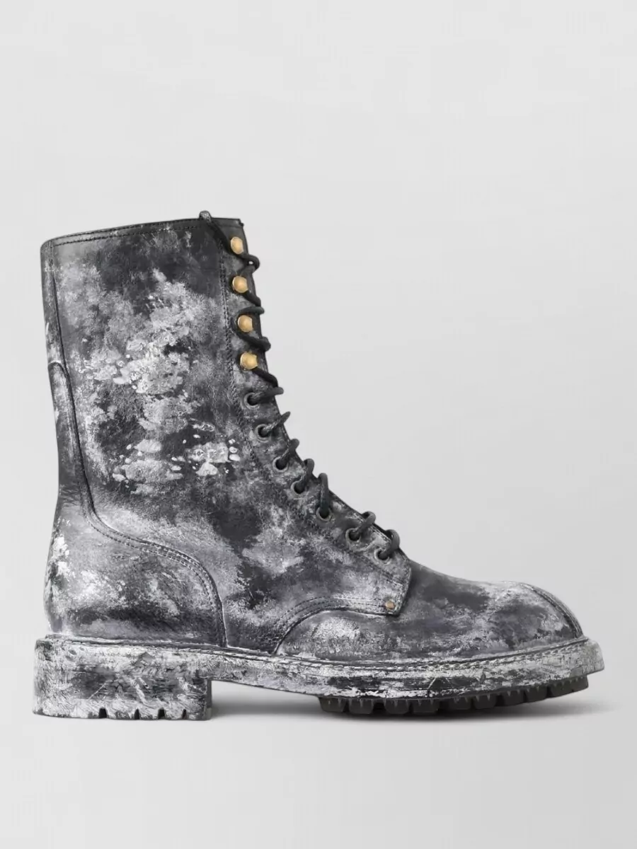 Dolce&Gabbana Leather Mid-Calf Boots