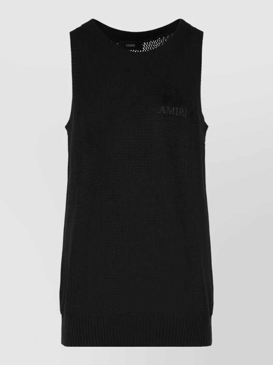 Amiri mesh knit tank top