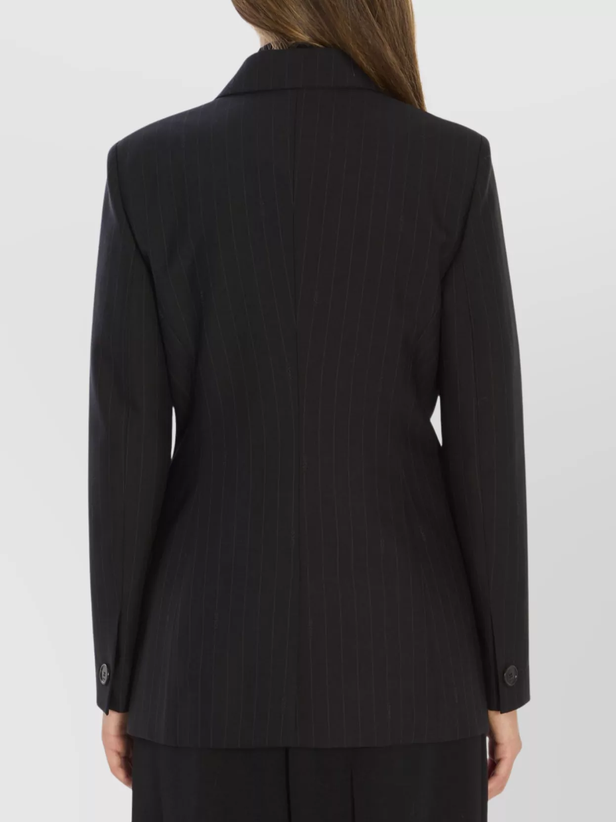 Gucci Double-Breasted Wool Jacket Notch Lapel