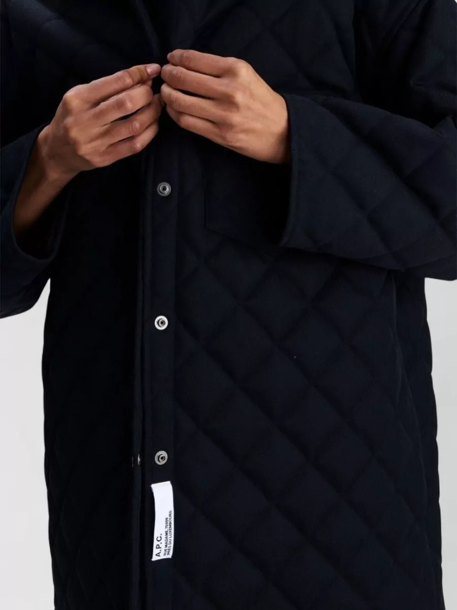 A.p.c. Quilted Oversized Coat