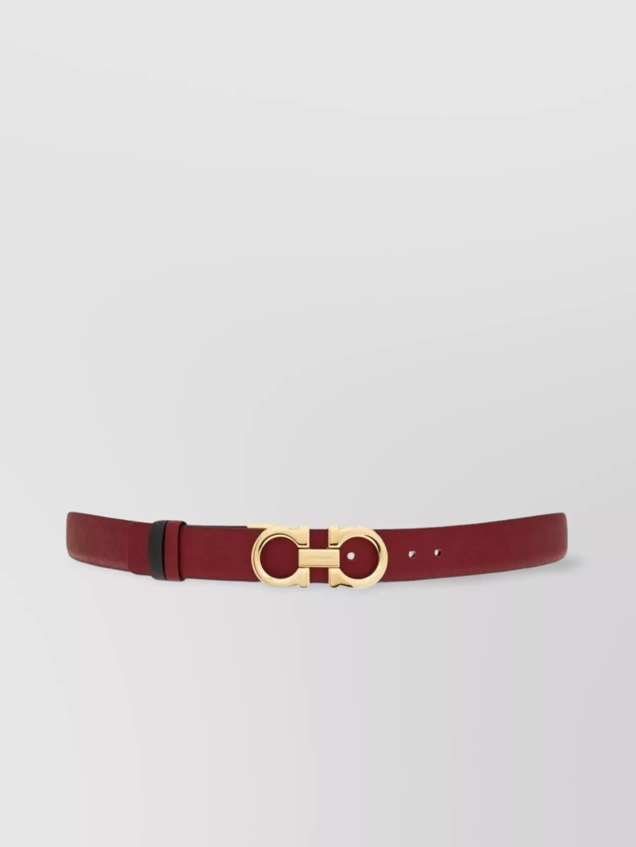 Ferragamo Reversible Leather Gancini Belt