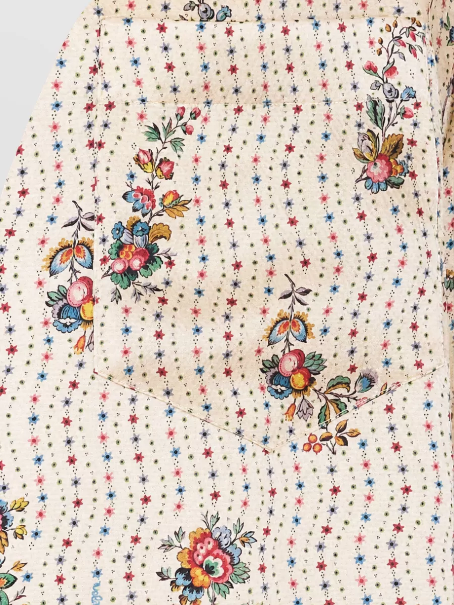 Valentino Garavani Silk Floral Print Shirt