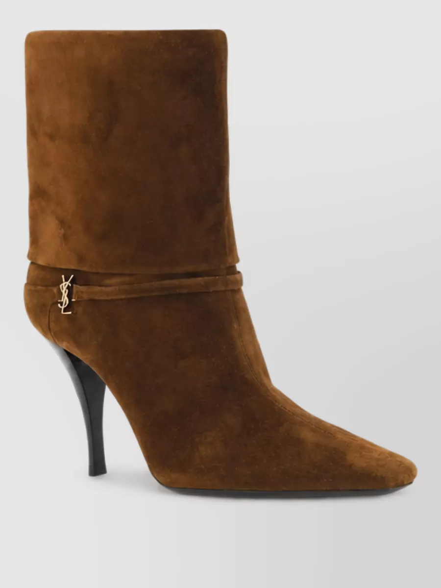 Saint Laurent leather ankle boots