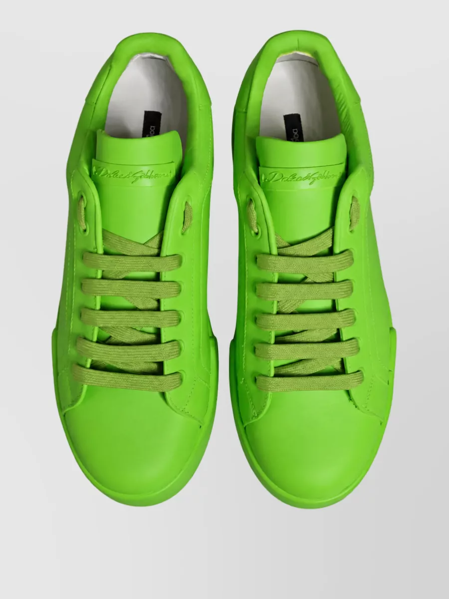 Dolce&Gabbana Leather Low-Top Sneakers